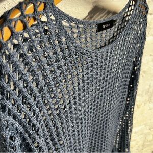 Polyester blue mesh Zesica brand size small top